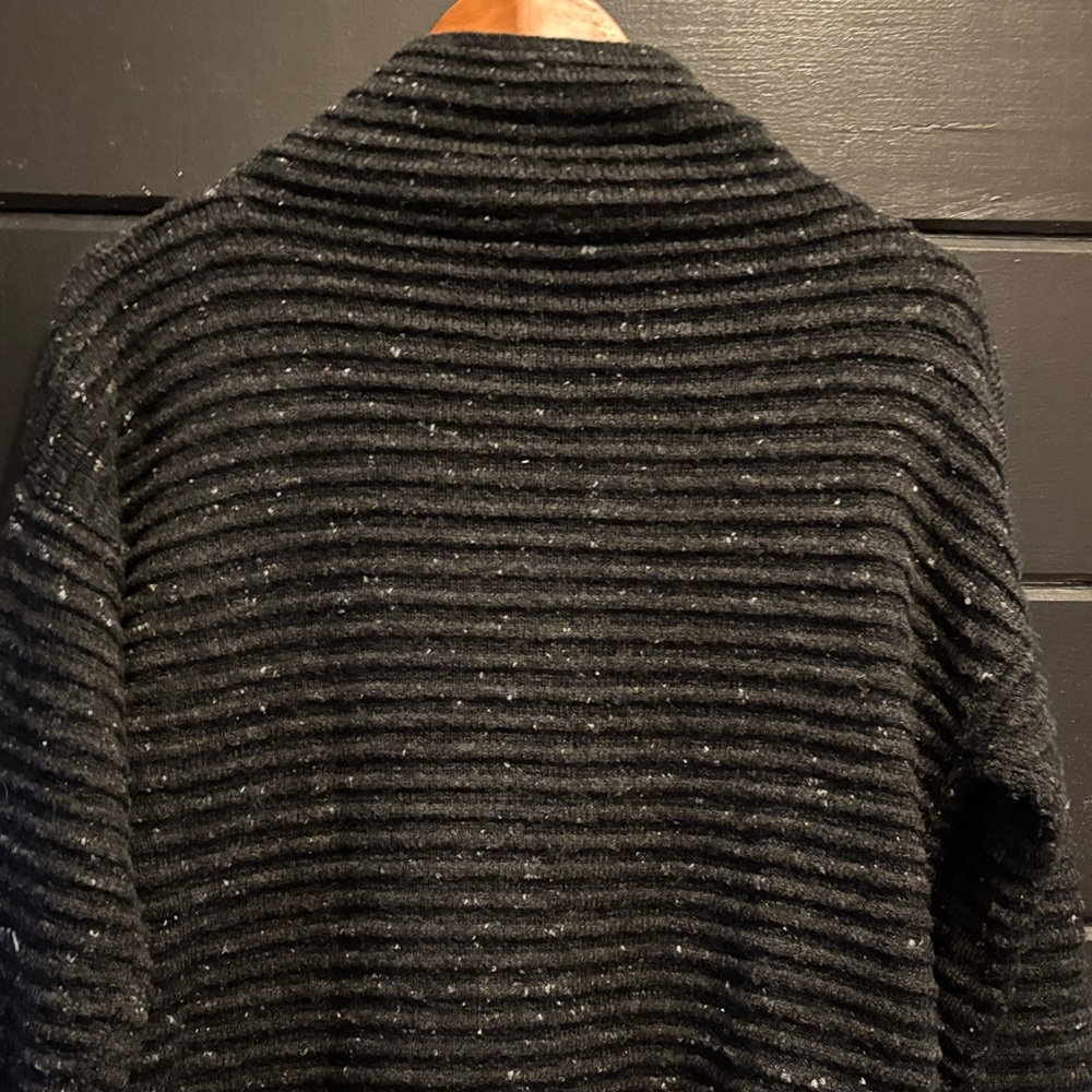 Madewell Black Ribbed Turtleneck Sweater - Picture 3 of 3